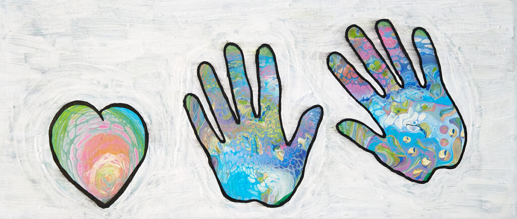 Hände und Herz Bild von Birgit